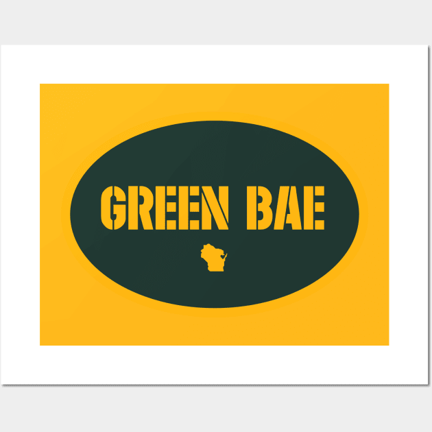 Green Bae, WI Wall Art by sportlocalshirts